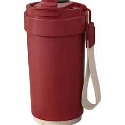 We3 Red Solid Stainless Steel Matte Cups Set of Cups and Mugs-55