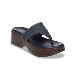 Monrow Textured PU Wedge Mules image 2
