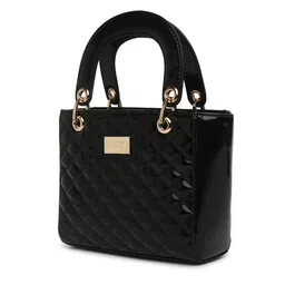 KLEIO Square Shape Quilted Small Handheld Sling Bag image 3