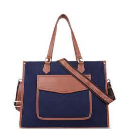 Womanix Colourblocked Structured Handheld Bag image 2