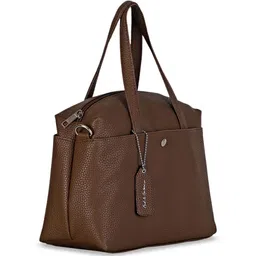 Mast & Harbour Beige Oversized Structured Handheld Bag image 2