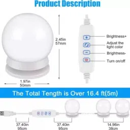 hold up 10 LEDs 0.14 m White Color Changing Bulb Rice Lights image 2