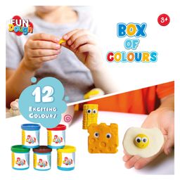 Fun Dough Funskool Box Of Color - 12 Color (Color May Vary) image 4