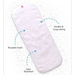 Babyhug Free Size Reusable Cloth Diaper With Inserts (Pack of 3) image 4