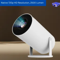 Frony Mini HD Projector for Home 4KSupport With Built-in App Netflix/Prime/YouTubeW401 (4500 lm / 1 Speaker / Wireless / Remote Controller) Portable Projector-86