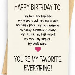 Birthday Card & Gifts for Men Husband Boyfriend Him, Happy Bday Card Greeting Card-image-85