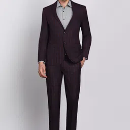 park avenue Men 2 Piece Suit Checkered Suit-picture-42