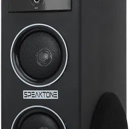SPEAKTONE Tower Speaker with Woofer, Bluetooth, FM, AUX, Heavy Bass with Superb Sound 80 W Bluetooth Tower Speaker-32