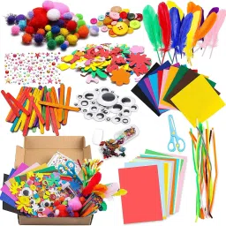 25 in 1 DIY Art Craft Sets Supplies for Kids Toddlers Modern-image-47