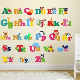 90 cm ALPHABETS Self Adhesive Sticker-image-44