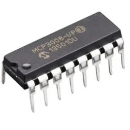 MCP3008 8-Channel 10-Bit A/D Converter with SPI Interface IC DIP-16 Package-45