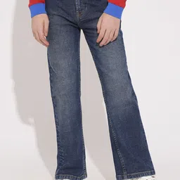 Jack & Jones Junior Boys Bootcut Light Fade Stretchable Jeans-image-76