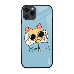 QRIOH Quirky Printed iPhone 11 Pro Back Case Mobile Accessories-image-52