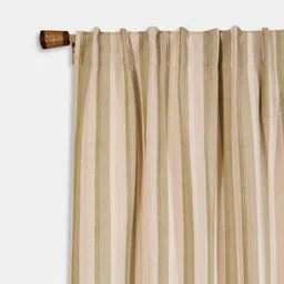 Fabindia Beige Room Darkening Window Curtain-13