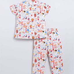 NAUTI KIDZ Girls Printed Night suit-picture-18