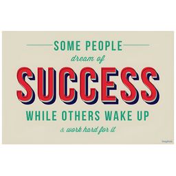 Inephos Beige & Red Typography Printed Wall Stickers-image-57