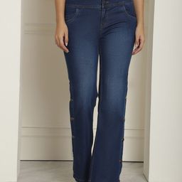 JAKANARY Women Faded Relaxed High-Rise Easy Wash Trousers-image-78