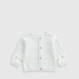 mothercare Boys Embroidered Pure Cotton Cardigan with Embroidered Detail-image-66