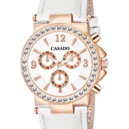 CASADO Men Embellished Dial & Straps Analogue Watch CSD-823-WHITE-WHITE-image-68