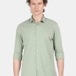 Blu MNKY Men Smart Slim Fit Casual Shirt-image-83