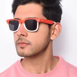 Woggles Men Wayfarer Sunglasses with Polarised and UV Protected Lens image 5