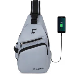 SPOTIC Unisex Solid Sling Bag-8