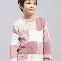 Monte Carlo Boys Cotton Round Neck Cable Knit Pullover-picture-20
