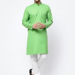 TS LIFESTYLE Men Striped Thread Work Kurta-image-69