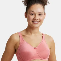 Jockey Plus Size Wirefree Non Padded Super Combed Cotton Stretch Full Coverage Bra -ES13-picture-12