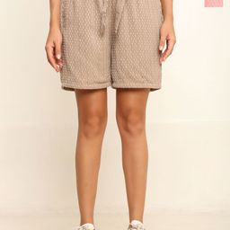 Prettify Women Checked Technology Shorts-image-31