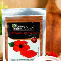 Online Quality Store Pure And Natural Hibiscus Powder For Hair Growth - 200g-42