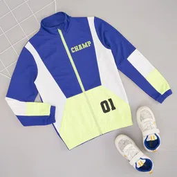 Pantaloons Junior Boys Crop Outdoor Padded Jacket with Patchwork-29