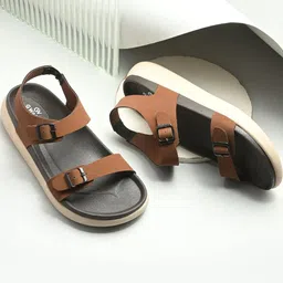 GWALK Men Tan Sandals-picture-25