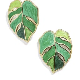 AKISON JEWELS Leaf Shaped Studs Earrings-image-62