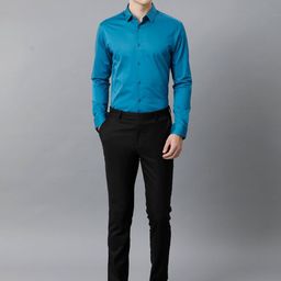 The Collection Classic Slim Fit Spread Collar Shirt-image-65