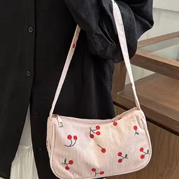 LULU & SKY Printed PU Oversized Bucket Tote Bag with Fringed image 2