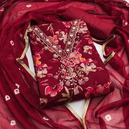 Maroosh Printed Unstitched Dress Material-image-14