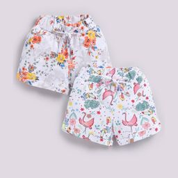 Biskid Girls Floral Printed Hot Pants Shorts-image-80