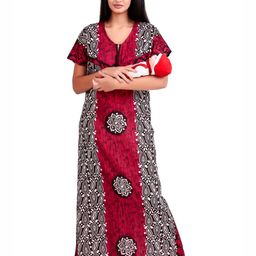 BOMBSHELL Printed Maxi Nightdress-image-86