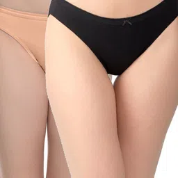 EMBATA Pack of 2 Women Mid-Rise Cotton Bikini Briefs-picture-14