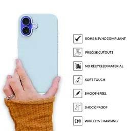 SPRIG Solid Printed iPhone 16 Plus Bumper Case Mobile Accessories image 3