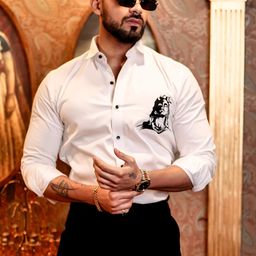 Foomer Men Standard Opaque Casual Shirt-image-78