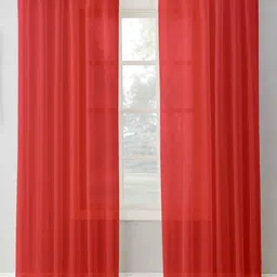 Dekor World Multicoloured Set of 2 Sheer Door Curtain-34