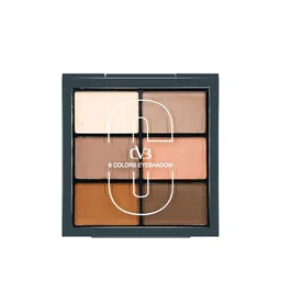 CVB 6-Color Eyeshadow Kit Matte & Shimmer Blendable Palette - 12 g - Shade C32-image-6