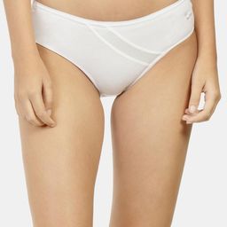 Envie White Mid-Rise Hipster Briefs-image-71
