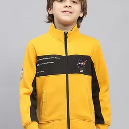 Monte Carlo Kids Boys Mock Collar Striped Sweatshirt-image-23