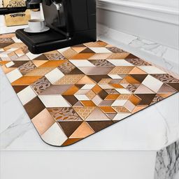 IVAZA Unisex Camel Brown Floor Mats & Dhurries-image-23