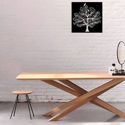 VAH Kya Bat Hai !! Black Tree Branch With Light Wooden Wall Decor-image-64
