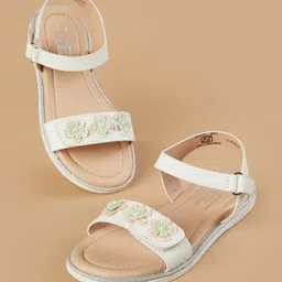 Fame Forever by Lifestyle Girls Open Toe Flats-image-4