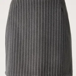 Happiness istanbul Striped Straight Mini Skirt-picture-31
